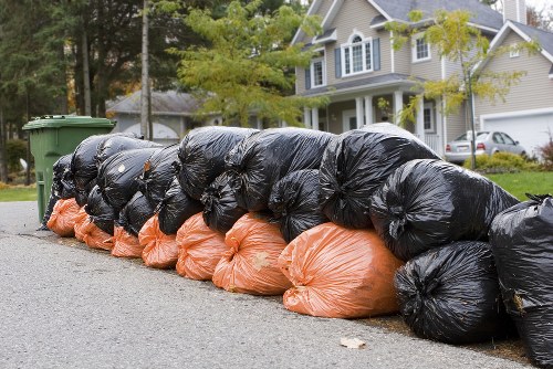 Environmentally friendly disposal of cleared loft items