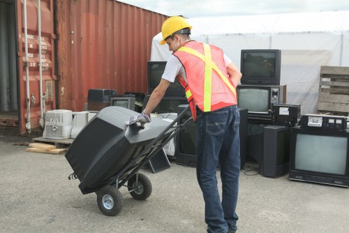 Variety of business waste types including recyclables
